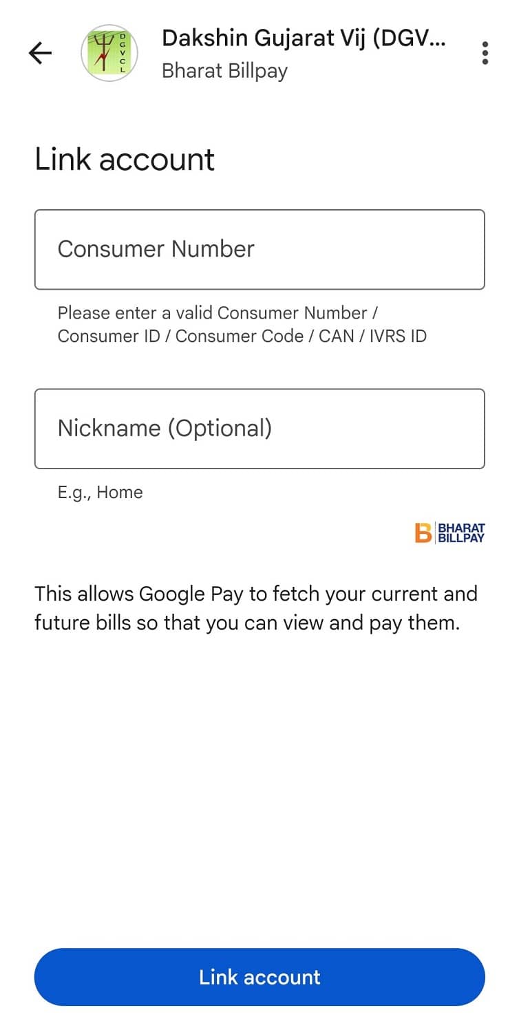 Check and Pay DGVCL Bill using Google Pay