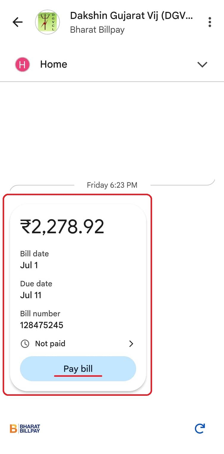 Check and Pay DGVCL Bill using Google Pay