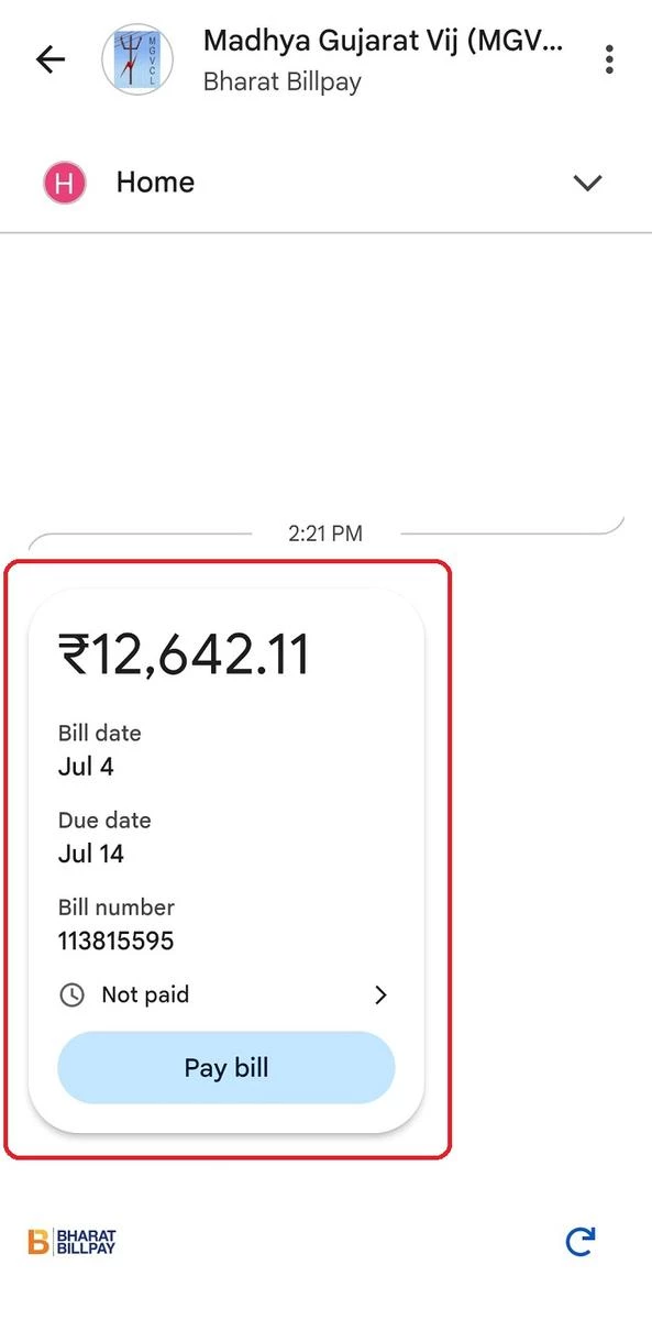 Check and Pay MGVCL Bill using Google Pay