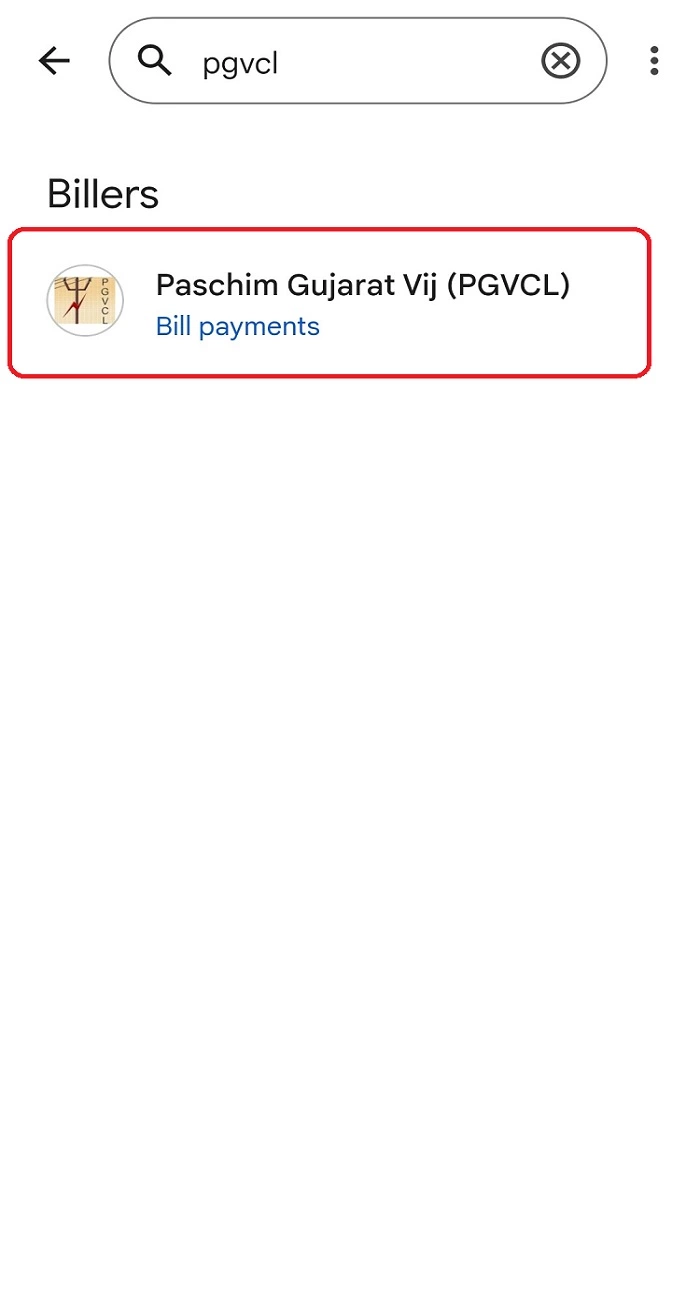 Check and Pay PGVCL Bill using Google Pay