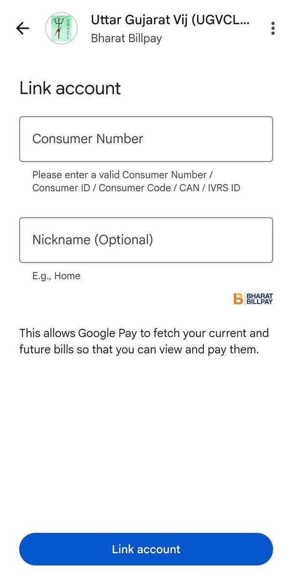 Check and Pay UGVCL Bill using Google Pay