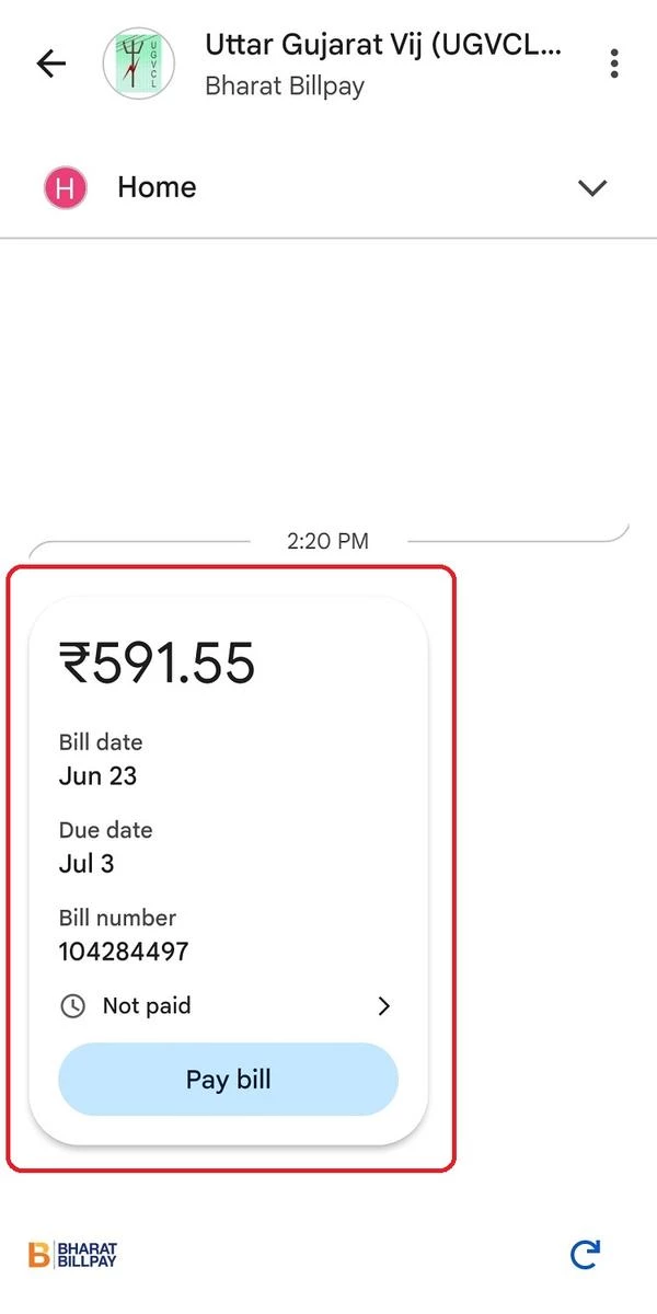 Check and Pay UGVCL Bill using Google Pay