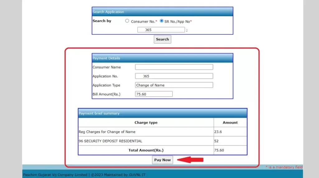 DGVCL Name Transfer